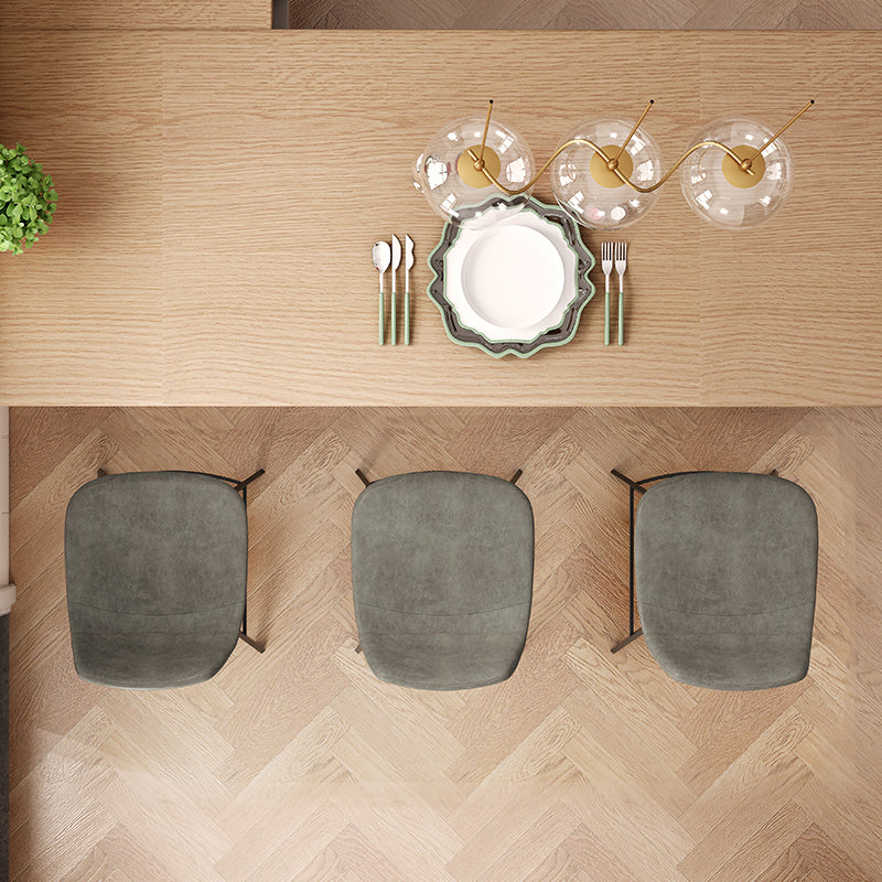 Nordic Black Iron Barstool Low Back Indoor Tall Stool with Distressed Leather Seat