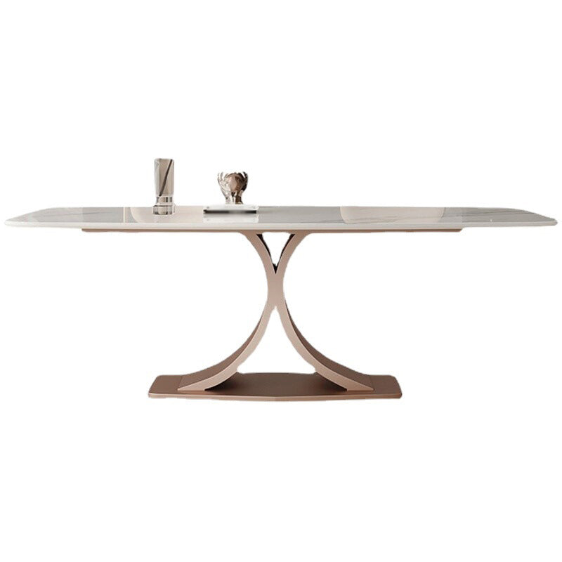 Modern Sintered Stone Dining Set 1/4/5/7 Pieces Rectangular Dining Table Set