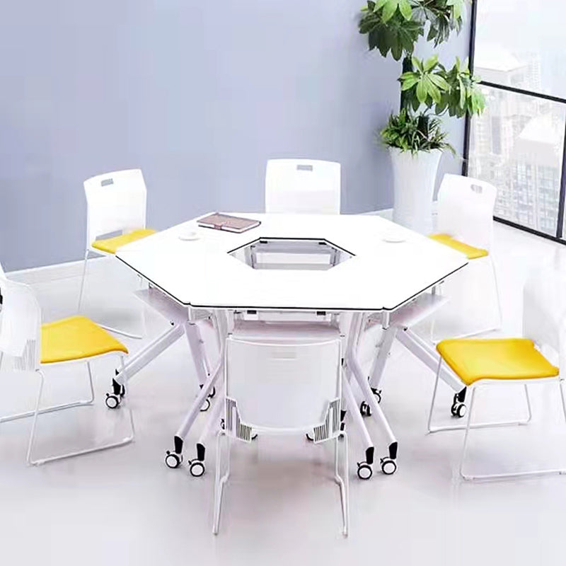 Modern Conference Chair with Metal Frame Mid Back Office Chair
