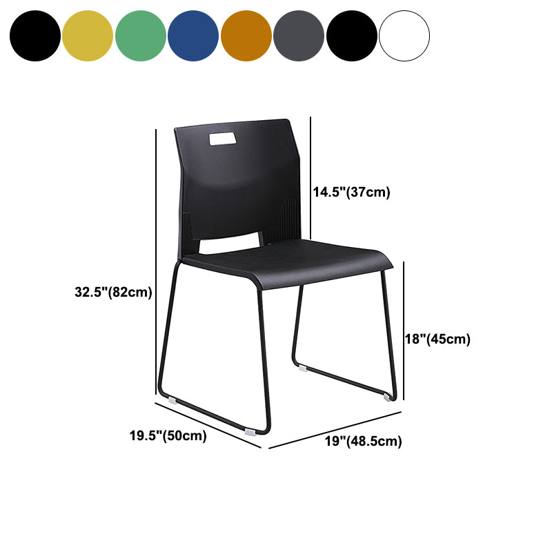 Modern Conference Chair with Metal Frame Mid Back Office Chair