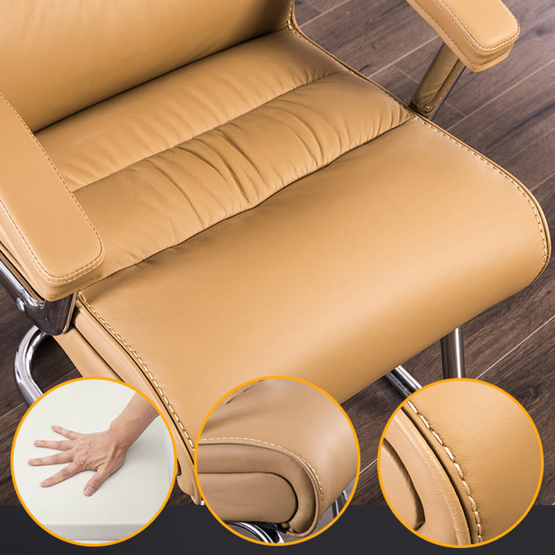 Metal Frame Contemporary Task Chair with High Back Executive Ergonomic Computer Chair