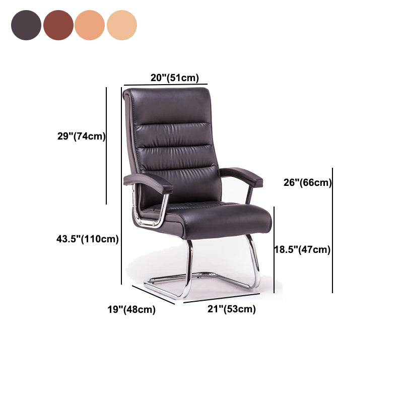 Metal Frame Contemporary Task Chair with High Back Executive Ergonomic Computer Chair