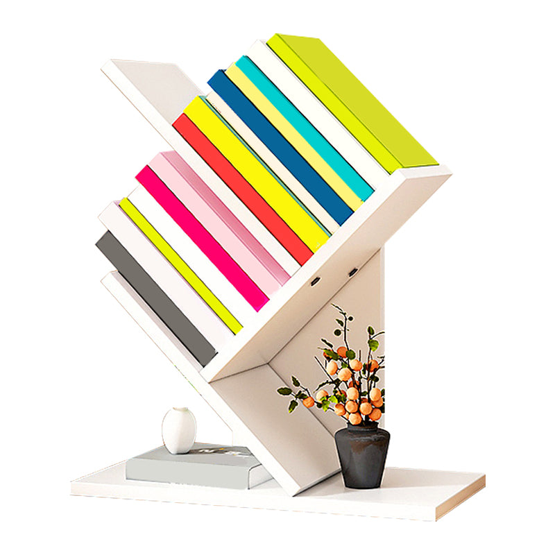 Contemporary Manufactured Wood Bookcase Open Bookshelf for Home