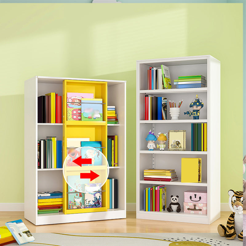 Closed Back Bookcase Modern Metal Bookshelves for Home Office