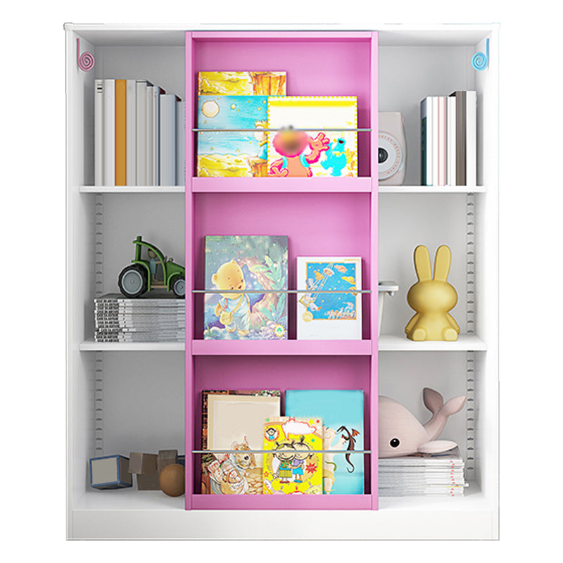 Closed Back Bookcase Modern Metal Bookshelves for Home Office