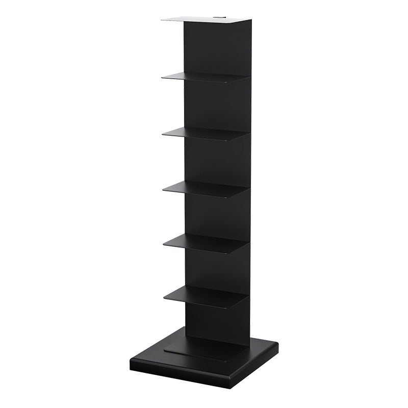 Contemporary Style Metal Bookshelf Open Bookcase for Living Room