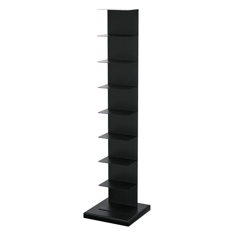 Contemporary Style Metal Bookshelf Open Bookcase for Living Room