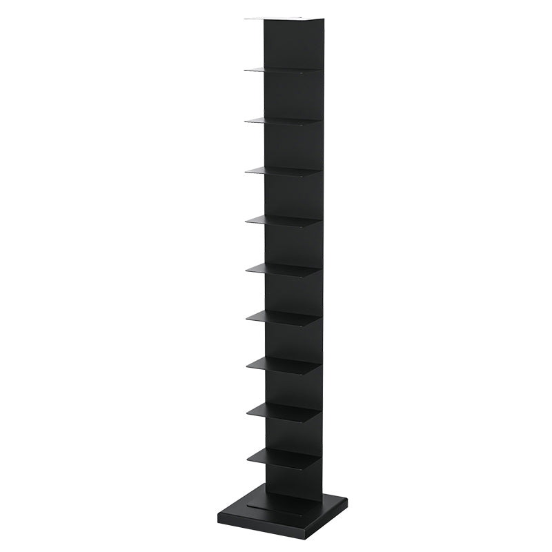 Contemporary Style Metal Bookshelf Open Bookcase for Living Room