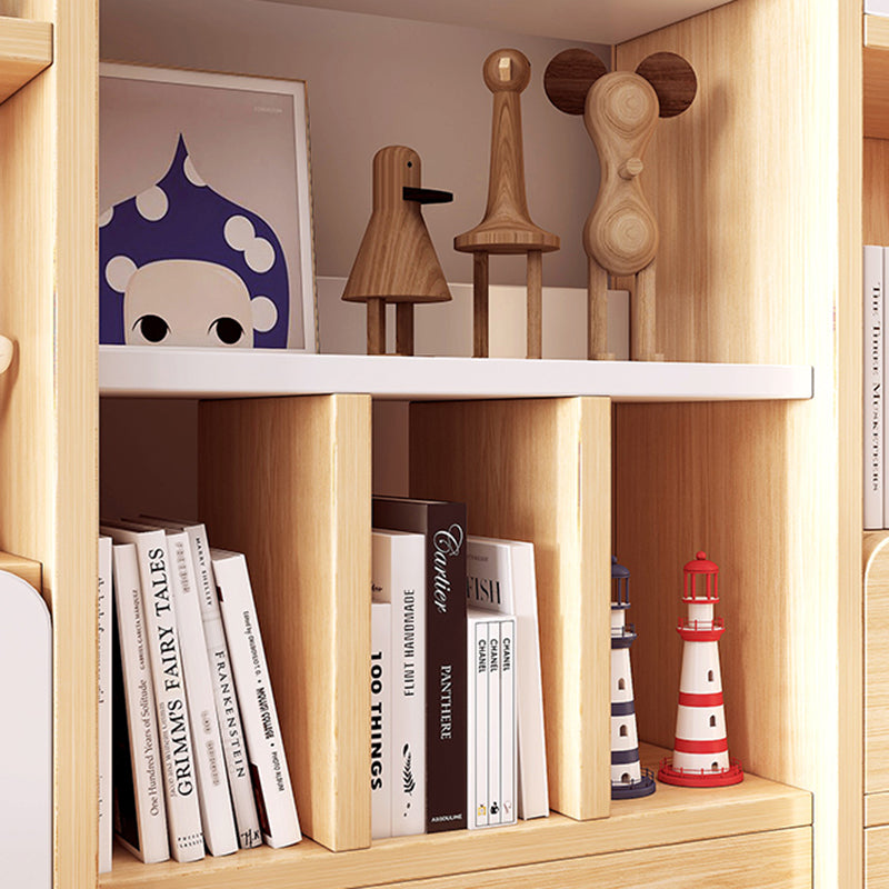 Modern & Contemporary Bookcase Closed Back Bookshelf for Study Room