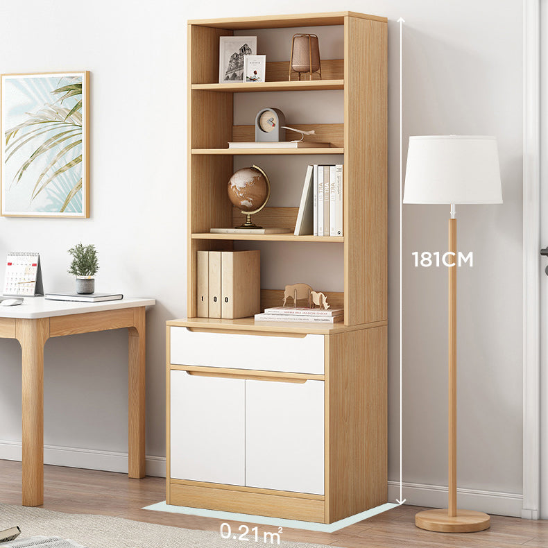 Vertical Shelf Bookcase Engineered Wood Book Shelf for Study Room