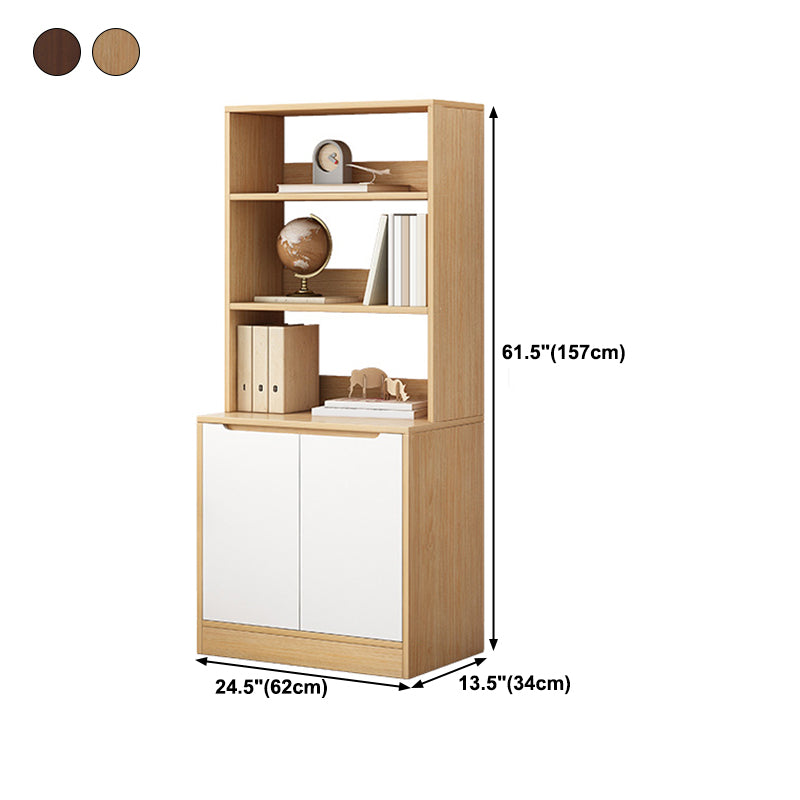 Vertical Shelf Bookcase Engineered Wood Book Shelf for Study Room