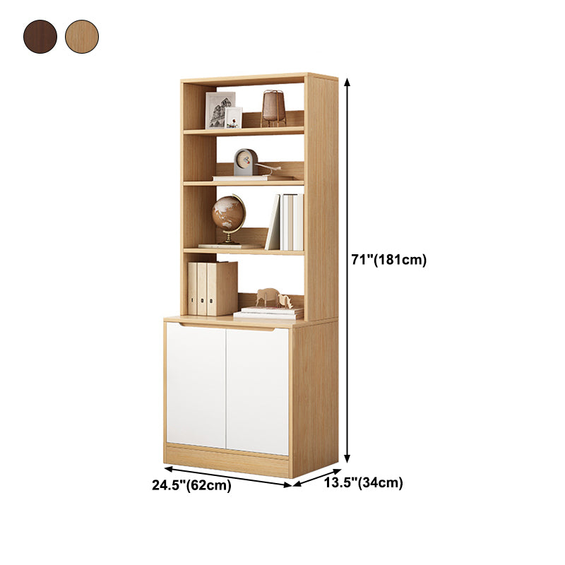 Vertical Shelf Bookcase Engineered Wood Book Shelf for Study Room