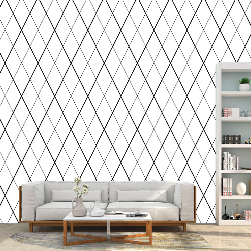 Photography Stain Resistant Wall Wallpaper Geometric Living Room Wallpaper