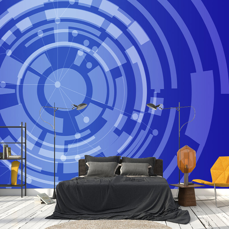 Environmental Modern Photography Wallpaper Geometric Sitting Room Wall Mural