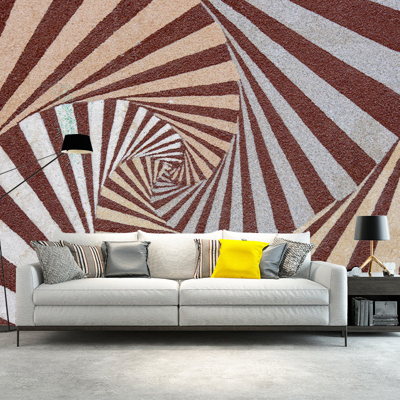 Environmental Photography Wall Mural Geometric Sitting Room Mural Wallpaper