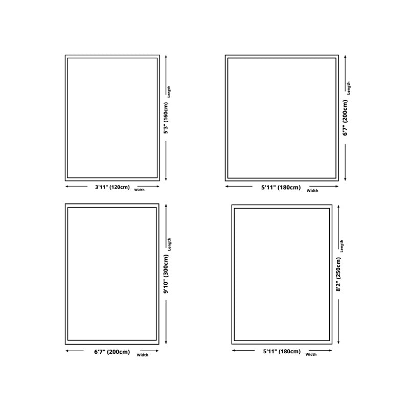 White Modern Rug Polyester Color Lump Rug Washable Rug for Drawing Room