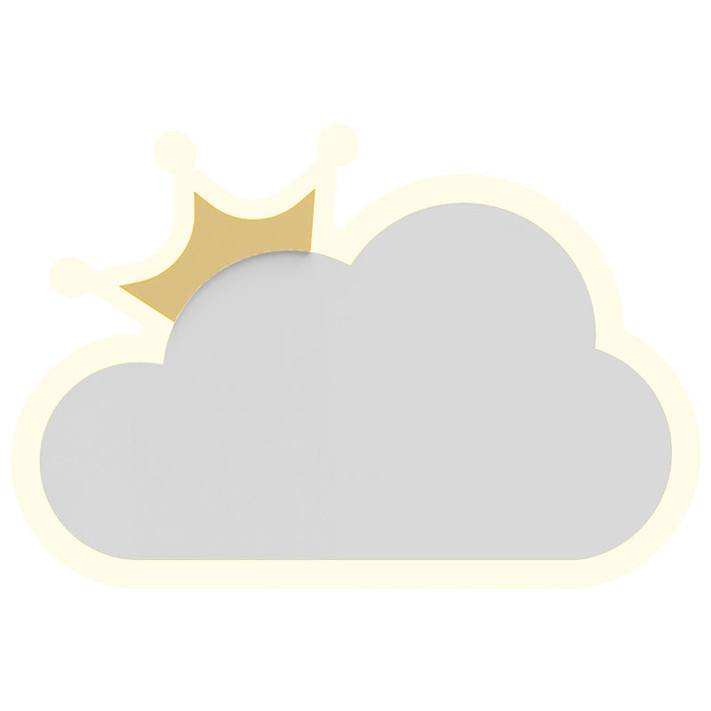 Metal Wall Sconce Lighting Kids Style LED Wall Mounted Lighting