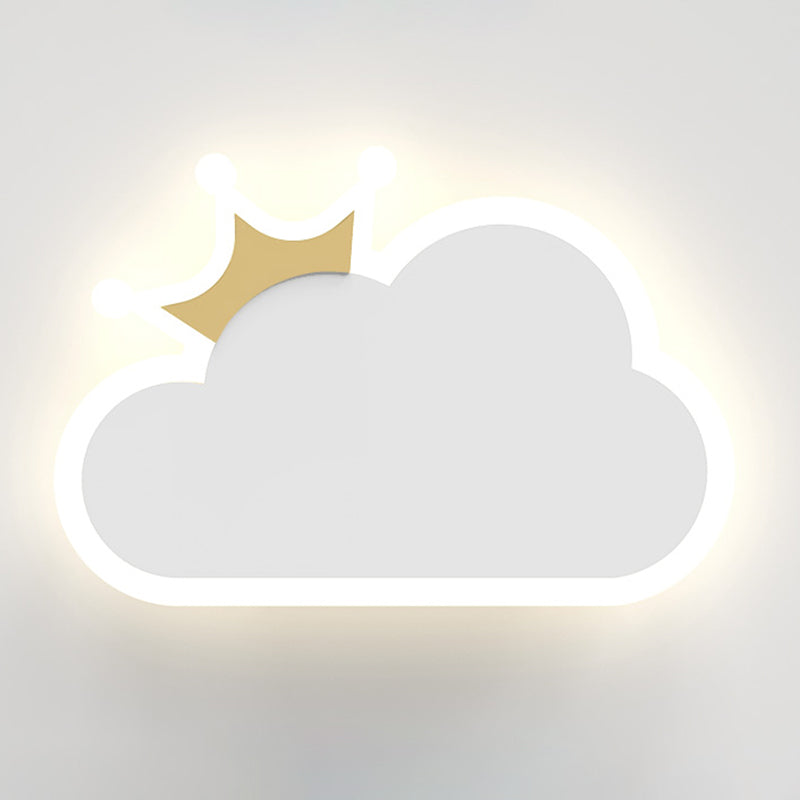 Metal Wall Sconce Lighting Kids Style LED Wall Mounted Lighting