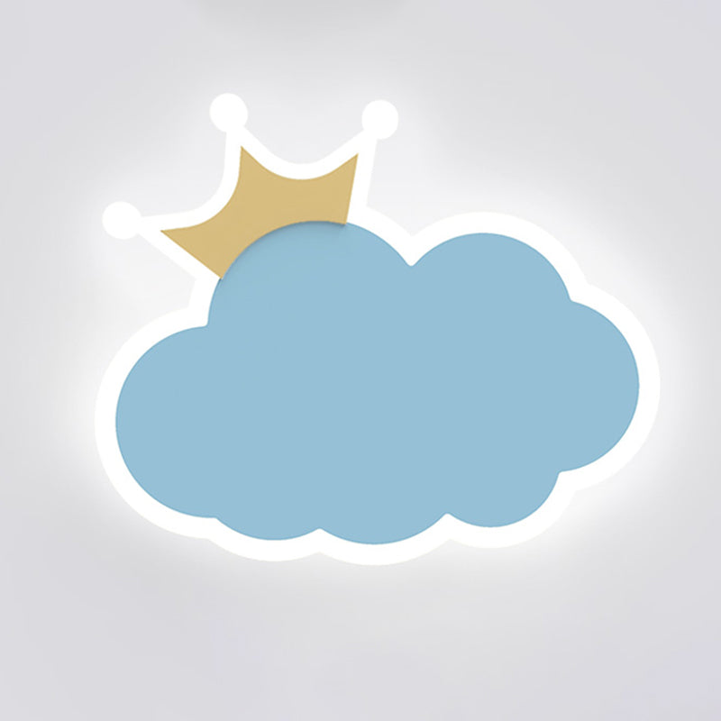 Metal Wall Sconce Lighting Kids Style LED Wall Mounted Lighting