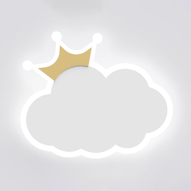 Metal Wall Sconce Lighting Kids Style LED Wall Mounted Lighting