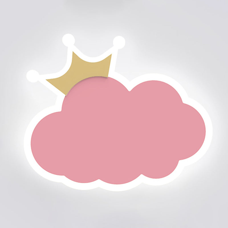 Metal Wall Sconce Lighting Kids Style LED Wall Mounted Lighting