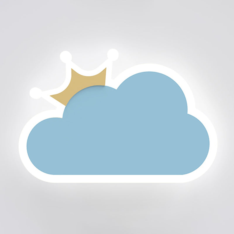 Metal Wall Sconce Lighting Kids Style LED Wall Mounted Lighting