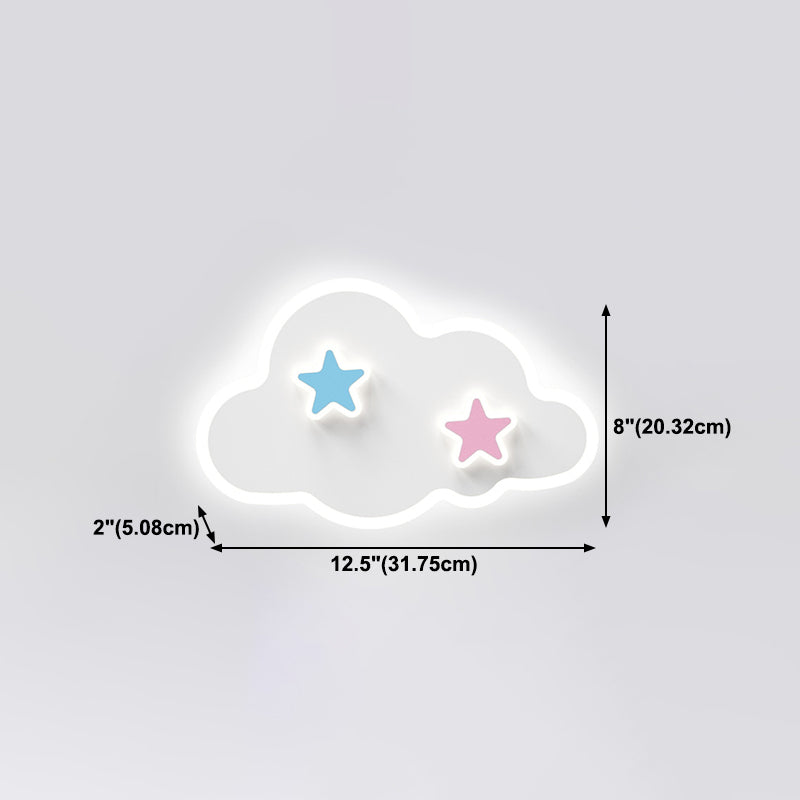 Metal Wall Sconce Lighting Kids Style LED Wall Mounted Lighting