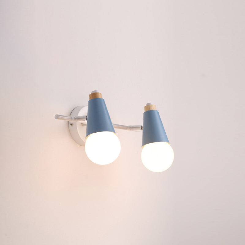 Multi Lights Geometric Wall Lights Modern Style Metal Wall Lighting Fixtures