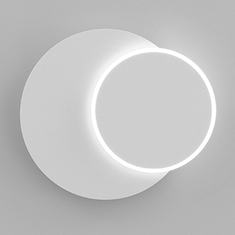 1-Light Wall Mount Light Modern Style LED Wall Sconce Light with Acrylic Shade for Bedroom