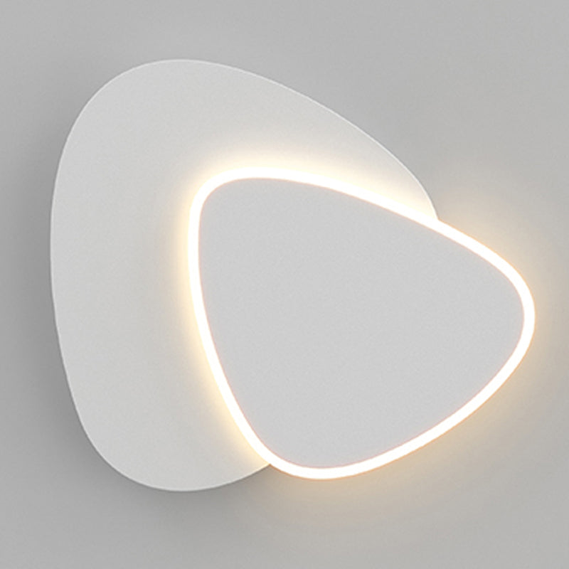 1-Light Wall Mount Light Modern Style LED Wall Sconce Light with Acrylic Shade for Bedroom