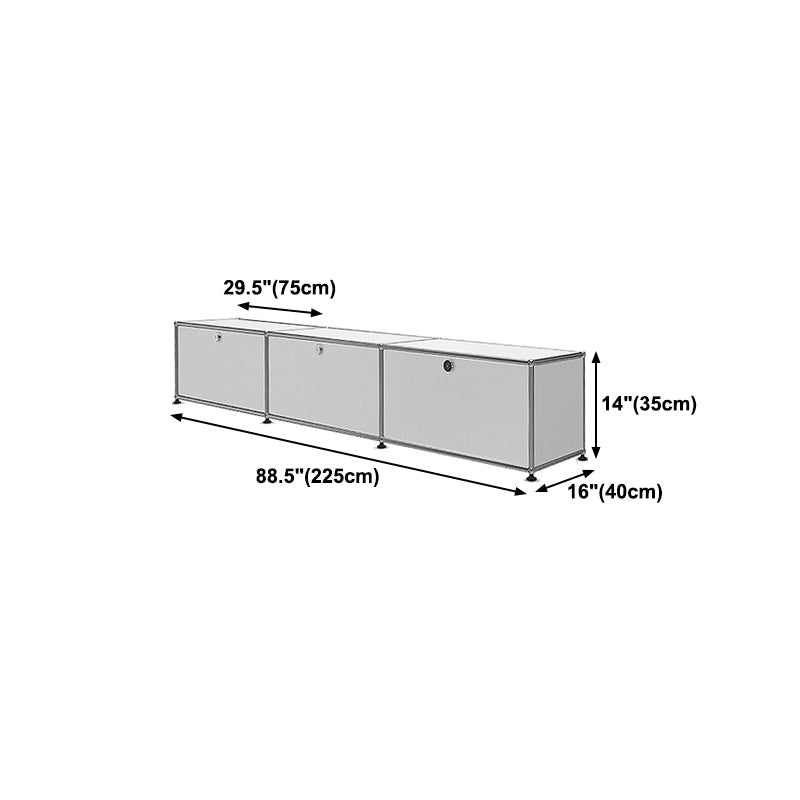 Contemporary Style Sideboard Engineered Wood Dining Sideboard for Living Room
