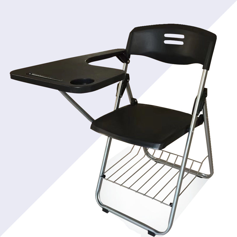 Contemporary Low Back Conference Chair Plastic Back and Seat Chair