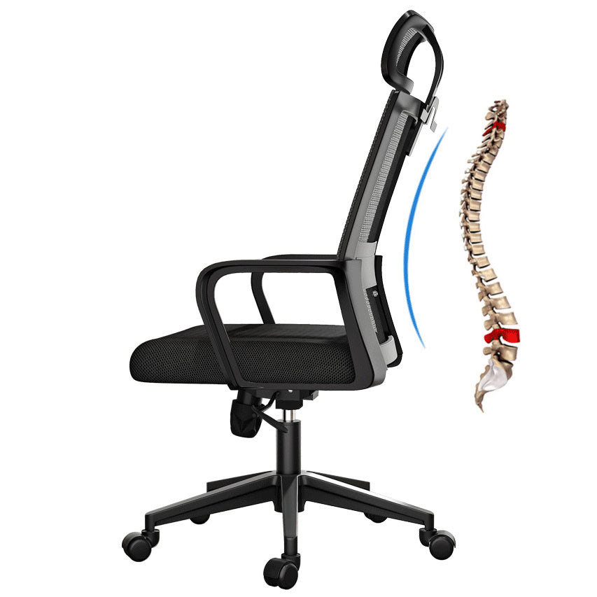Modern Ergonomic Working Chair Black Home Office Chair for Home Office