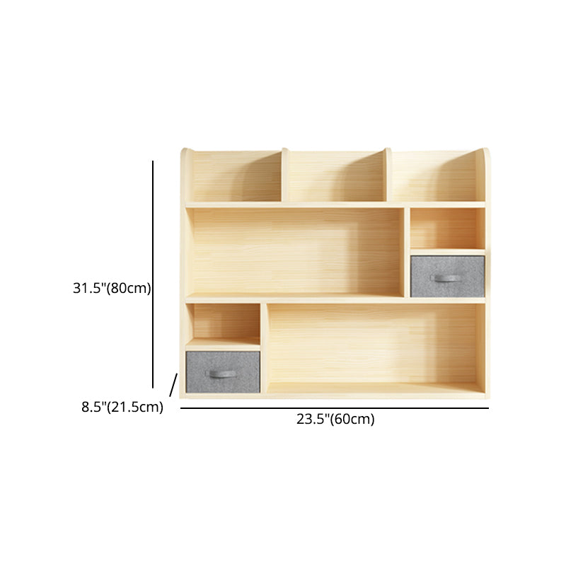 Wooden Shelf Bookcase Open Shelf Shelf Bookshelf for Home Office