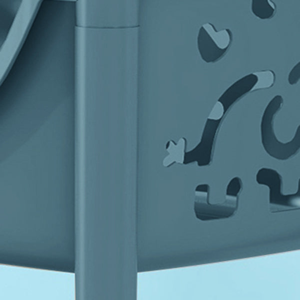 Modern Style Bookcase Etagere Open Back Plastic Bookshelf for Home