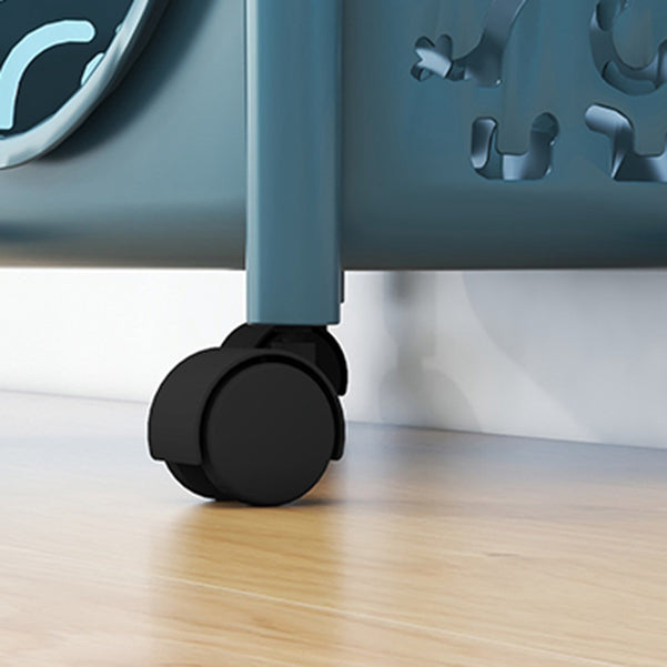 Modern Style Bookcase Etagere Open Back Plastic Bookshelf for Home