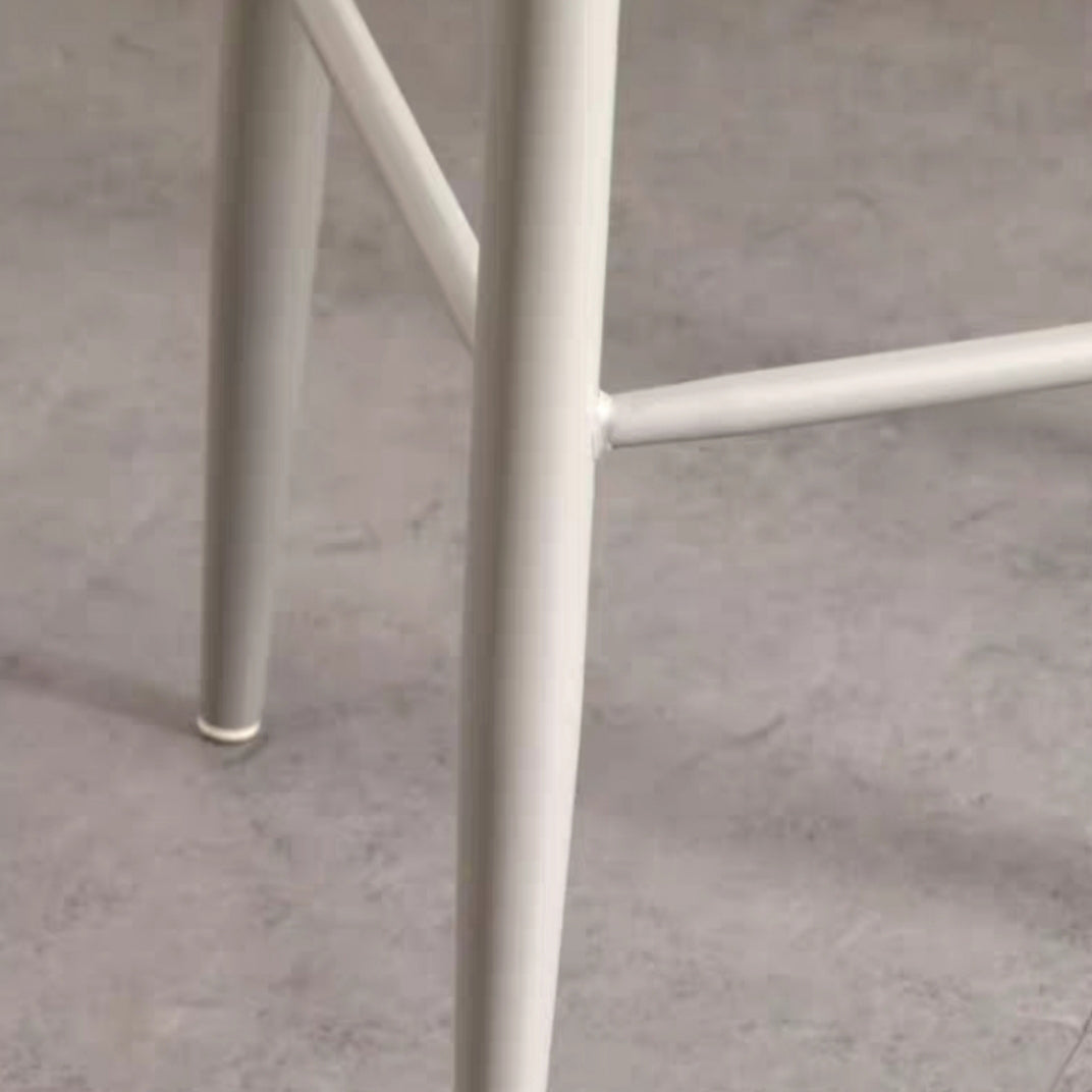Contemporary Bar-stool Plastic Counter Bar Stool with Plastic Legs