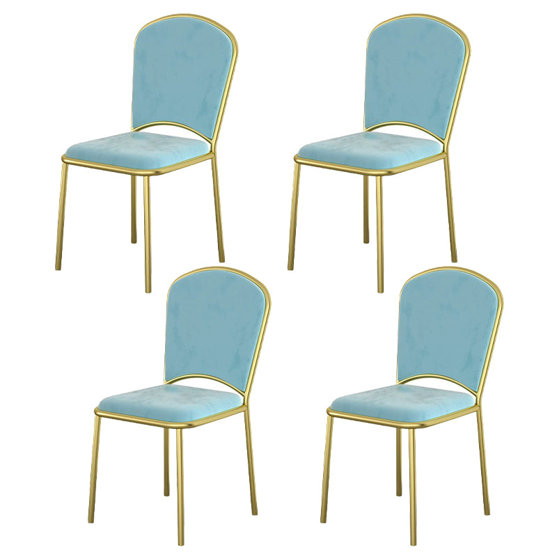 Glam Rectangle Dining Table Set 1/4/5/7 Pieces Dinette Set with White Sintered Stone Top