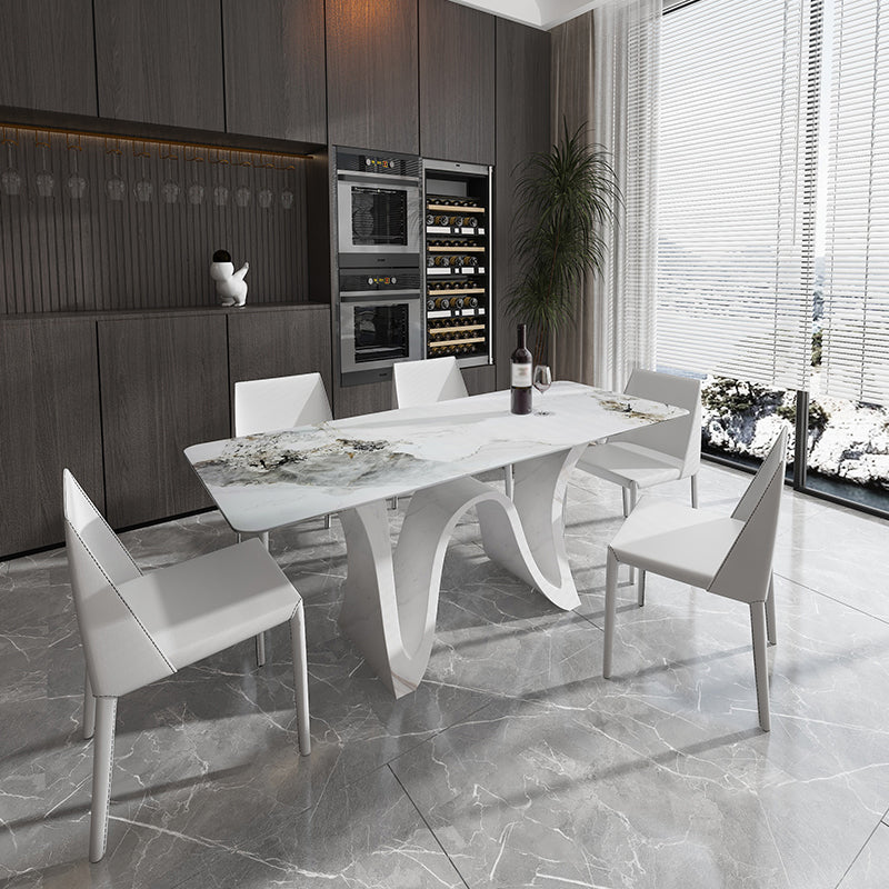 Modern Style Dining Table Sintered Stone Table for Dining Room