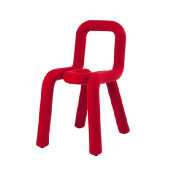 Contemporary Style Open Back Chair Velvet Dining Side Chair for Indoor