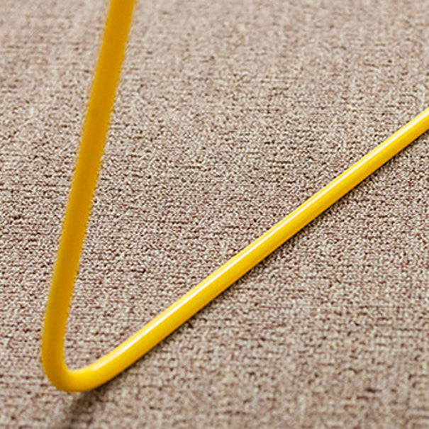 Contemporary Style Cross Back Chair Metal Dining Chair for Indoor