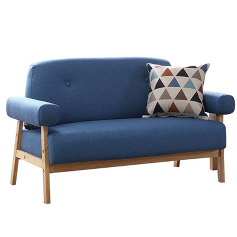 Standard Pillow Top Arm Sofa Linen Contemporary Sofa for Living Room