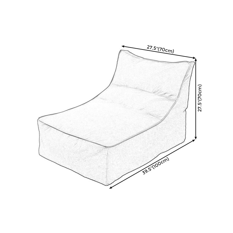 27.55" W x 39.37" D Lounge Accent Chair with Tight Back Armless Chair