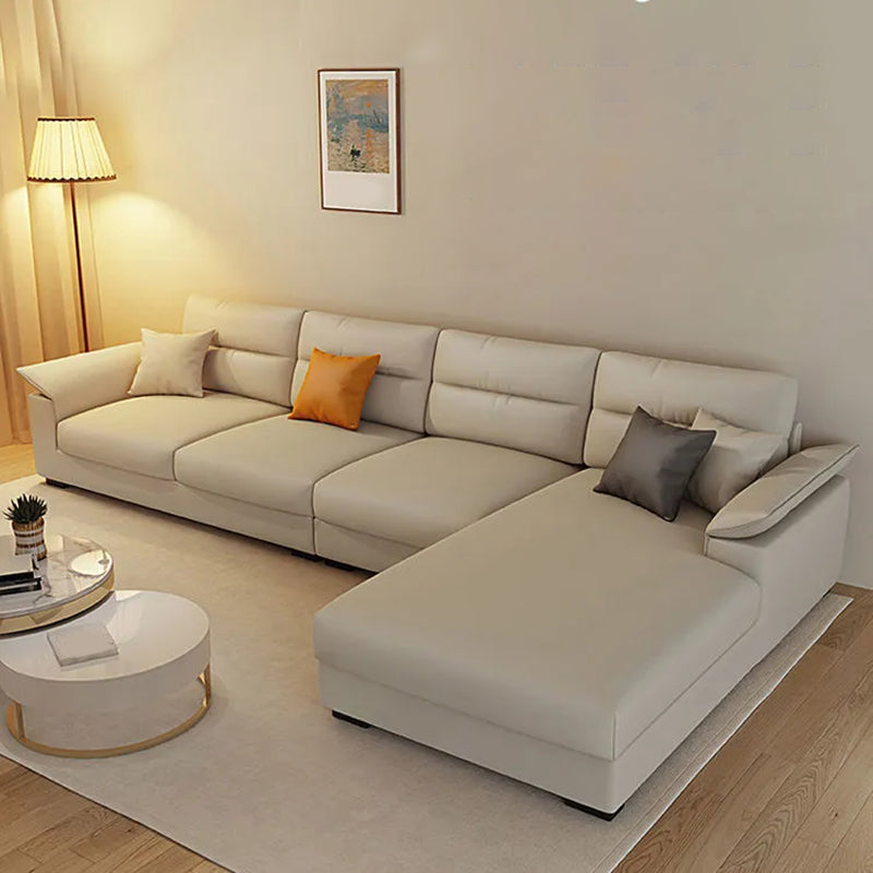 Contemporary L-Shape Sofa Furniture Sectionals for Four People