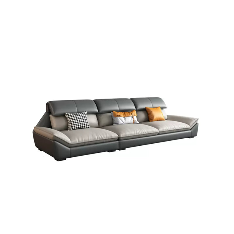 Scandinavian Faux Leather Sofa/Sectionals for Living Room 37.4" High