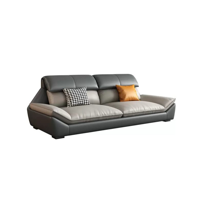 Scandinavian Faux Leather Sofa/Sectionals for Living Room 37.4" High