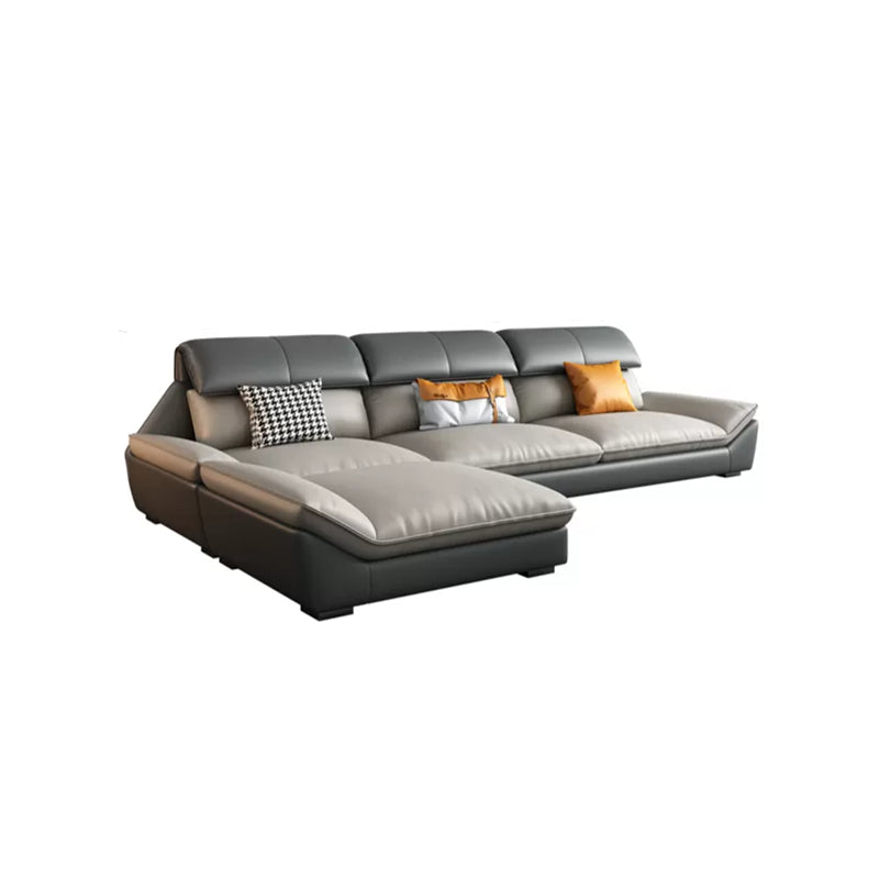 Scandinavian Faux Leather Sofa/Sectionals for Living Room 37.4" High