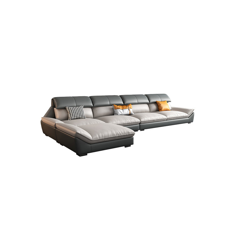 Scandinavian Faux Leather Sofa/Sectionals for Living Room 37.4" High