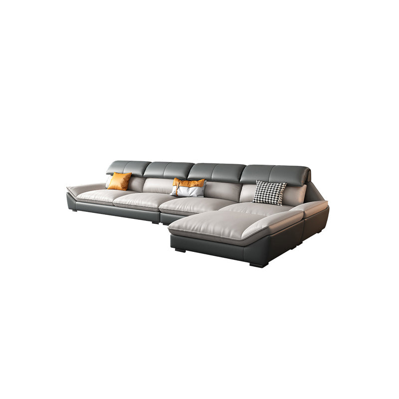 Scandinavian Faux Leather Sofa/Sectionals for Living Room 37.4" High