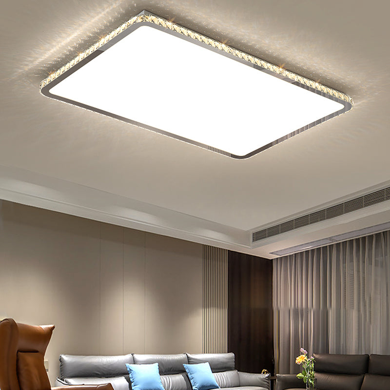 1 Light Geometric Flush Ceiling Lights Modern Style Metal Flush Mount Lights